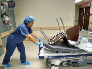 We move and clean everything during our medical facility cleaning service. 